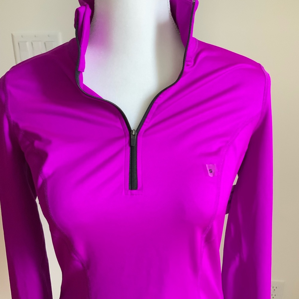 Express Core Quarter Zip Track Jacket - Picture 3 of 5